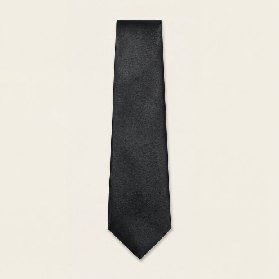 Black Twill Necktie