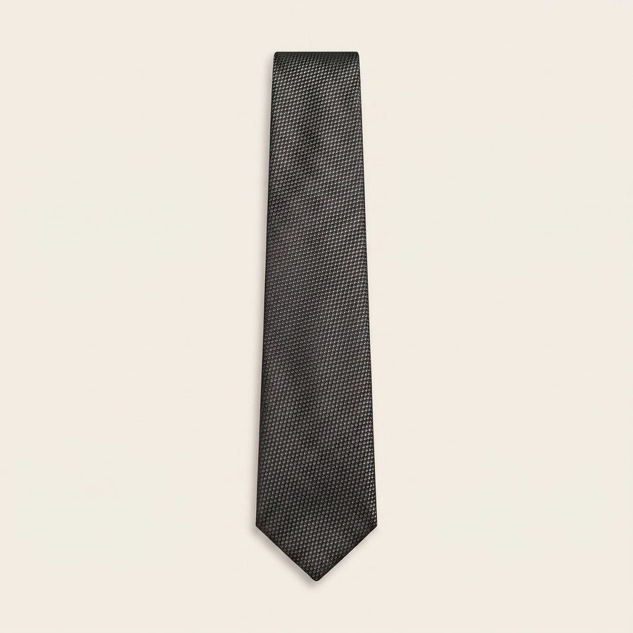 Charcoal Woven Necktie