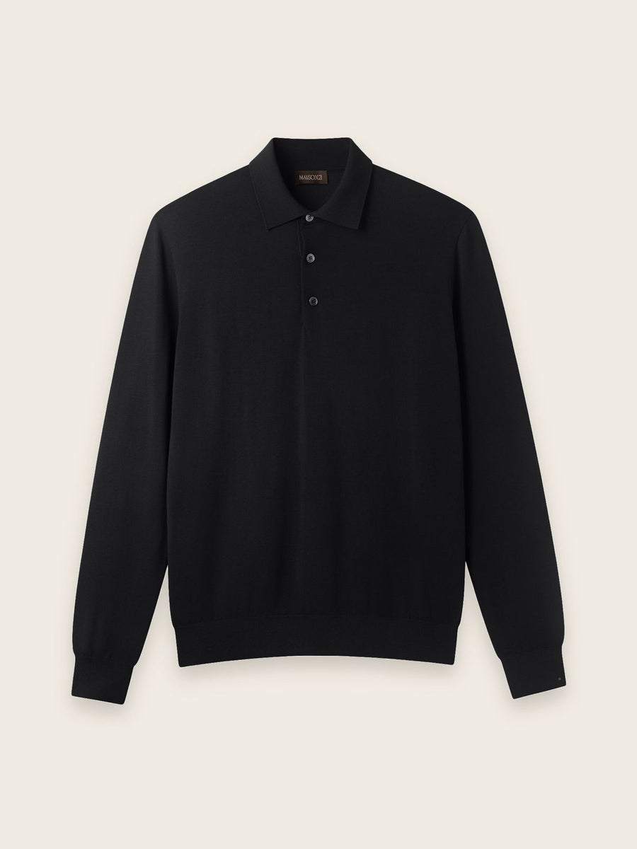 Black Polo Sweater