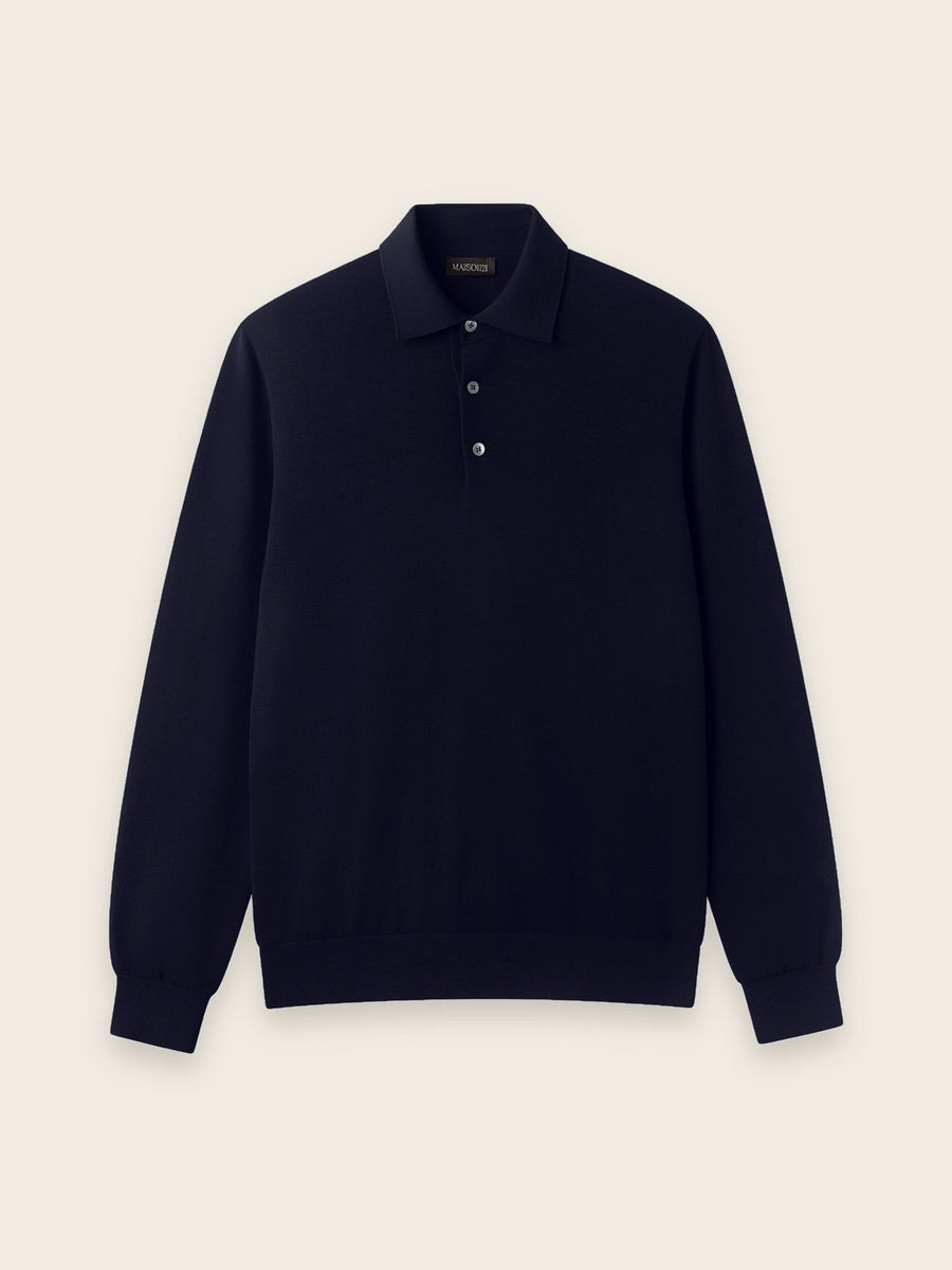 Navy Polo Sweater