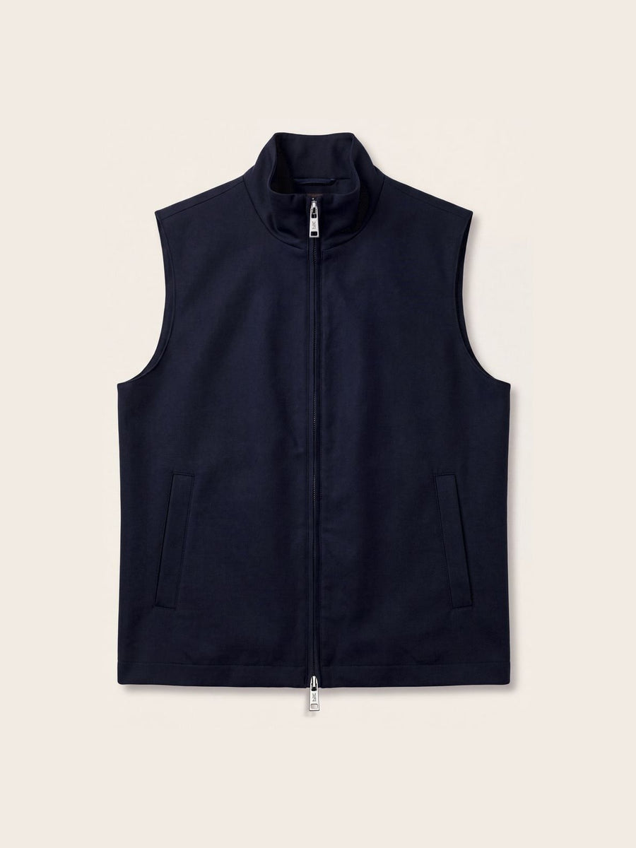Navy Tailored Gilet