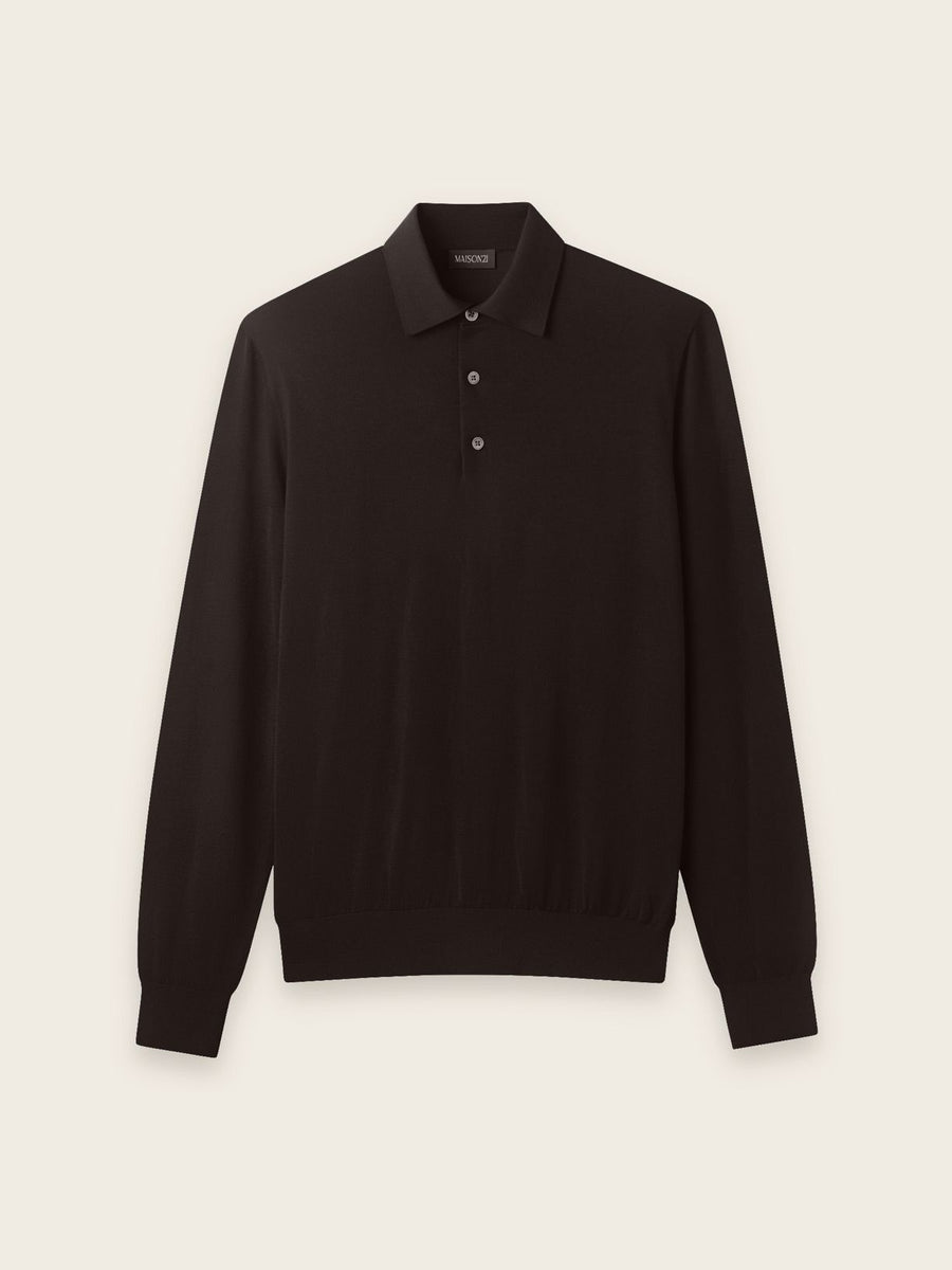 Brown Polo Sweater