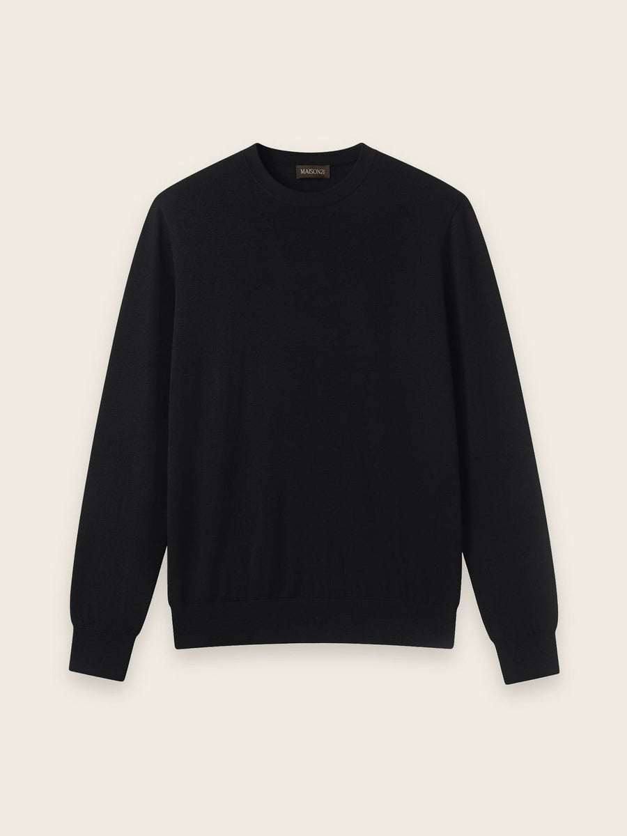 Black Crew Neck Sweater